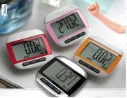 Polso Calorie Counter pedometro con doppia linea LCD Display