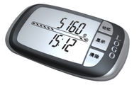 Multi pedometro su misura del contatore di caloria di logo con l'esposizione di tempo