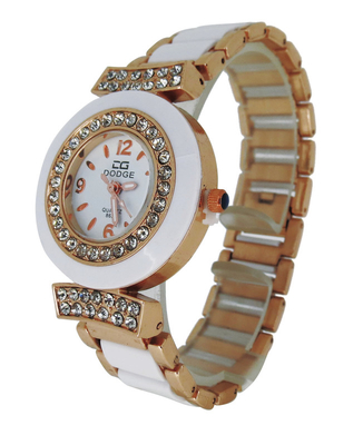 1 orologio di plastica del quadrante di ZAZZERA delle bande dell'orologio analogico del quarzo della cassa della lega di BANCOMAT per il regalo