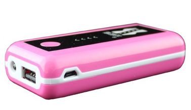 Mini rosa portatile universale USB della Banca di potere per il iPhone/Samsung