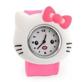 Orologio sveglio di polsino del silicone, orologio dei bambini di polsino del silicone