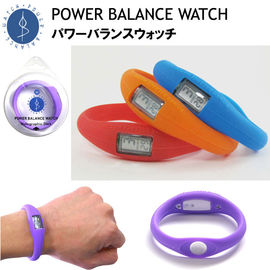 Orologio all'ingrosso di polsino del silicone di sport con gli ioni negativi