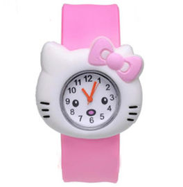Regali di compleanno svegli dell'orologio del polsino dell'orologio di polsino del silicone della ragazza del ragazzo dei bambini di HELLO KITTY