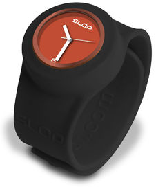 Orologio nero di polsino del silicone, orologi della gomma dello specchio principali Digital