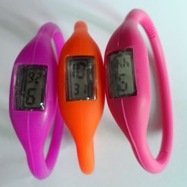 Orologio antivibrazione di polsino del silicone, orologio del braccialetto di sport dell'anione, progettazione flessibile