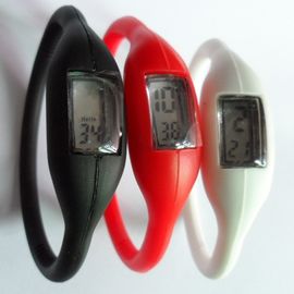Orologio antivibrazione di polsino del silicone, orologio del braccialetto di sport dell'anione, progettazione flessibile