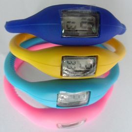 Orologio di gomma dello ione dell'anione dell'orologio di polsino del silicone di Digital con i materiali ecologici