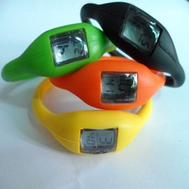 Orologio unisex di polsino del silicone, orologio impermeabile del braccialetto dello ione di gomma della gelatina di sport