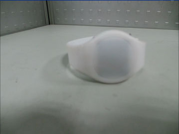 Orologio principale eccellente di Screnn di tocco del silicone dell'orologio bianco di polsino Nizza