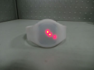 Orologio principale eccellente di Screnn di tocco del silicone dell'orologio bianco di polsino Nizza
