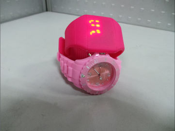 Orologio impermeabile quotidiano di polsino del silicone, orologio del touch screen principale silicone, OEM