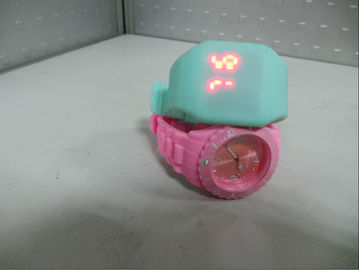 Orologio impermeabile quotidiano di polsino del silicone, orologio del touch screen principale silicone, OEM