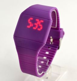 Orologio di polsino del silicone di lampeggiamento dell'orologio del touch screen con il logo su ordinazione