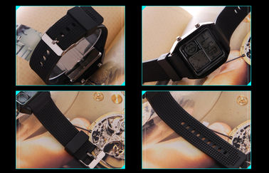 L'orologio analogico LCD della banda dell'unità di elaborazione della lampadina di EL, allarma gli orologi di Digital