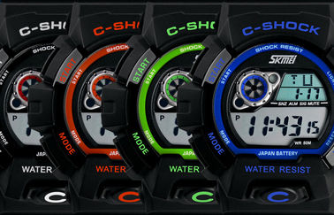12/24 orologi di scossa di ora scherzano l'orologio multifunzionale LCD impermeabile di BANCOMAT 3