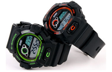 12/24 orologi di scossa di ora scherzano l'orologio multifunzionale LCD impermeabile di BANCOMAT 3