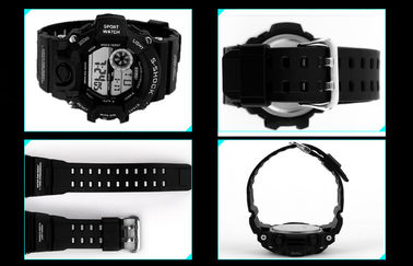 L'orologio quotidiano 12/24 ore di sport dell'allarme della lampadina di EL equipaggia gli orologi di Digital