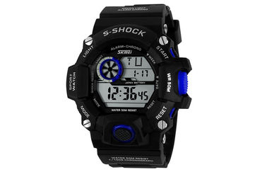 L'orologio quotidiano 12/24 ore di sport dell'allarme della lampadina di EL equipaggia gli orologi di Digital