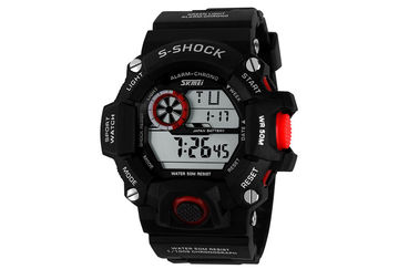 L'orologio quotidiano 12/24 ore di sport dell'allarme della lampadina di EL equipaggia gli orologi di Digital
