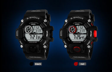 L'orologio quotidiano 12/24 ore di sport dell'allarme della lampadina di EL equipaggia gli orologi di Digital