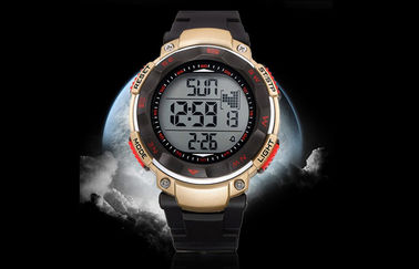 Orologi di Digital rotondi resistenti promozionali dell'acqua dell'orologio del calendario della banda dell'ABS