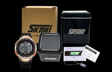Orologi di Digital rotondi resistenti promozionali dell'acqua dell'orologio del calendario della banda dell'ABS