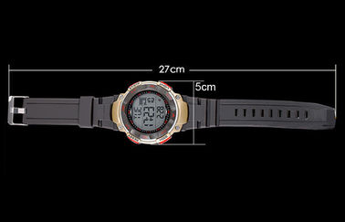 Orologi di Digital rotondi resistenti promozionali dell'acqua dell'orologio del calendario della banda dell'ABS