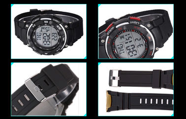 Orologi di Digital rotondi resistenti promozionali dell'acqua dell'orologio del calendario della banda dell'ABS