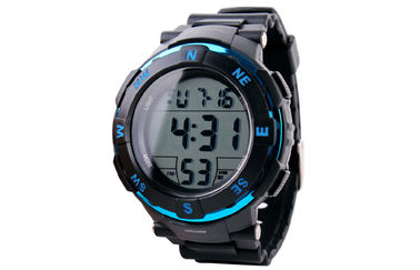 Grande esposizione LCD di Digital dell'allarme quotidiano multifunzionale impermeabile nero dell'orologio
