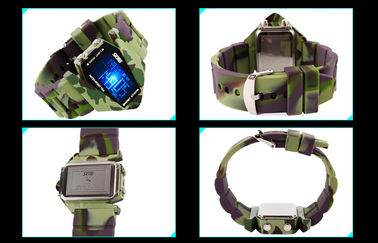 Orologio unisex multifunzionale dei militari di BANCOMAT della lampadina 3 di EL dell'orologio di Digital