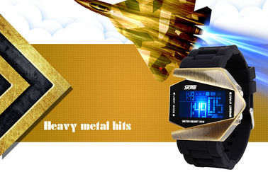 Orologio unisex multifunzionale dei militari di BANCOMAT della lampadina 3 di EL dell'orologio di Digital