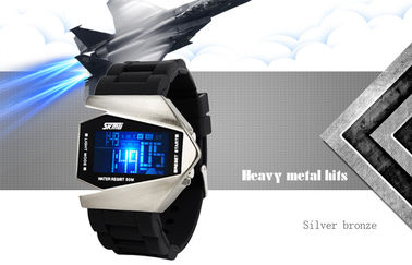 Orologio unisex multifunzionale dei militari di BANCOMAT della lampadina 3 di EL dell'orologio di Digital