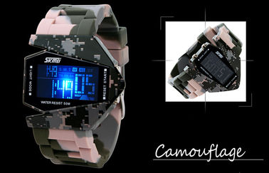 Orologio unisex multifunzionale dei militari di BANCOMAT della lampadina 3 di EL dell'orologio di Digital
