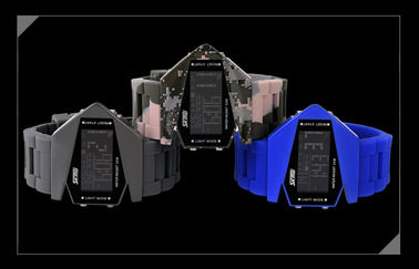 Orologio unisex multifunzionale dei militari di BANCOMAT della lampadina 3 di EL dell'orologio di Digital