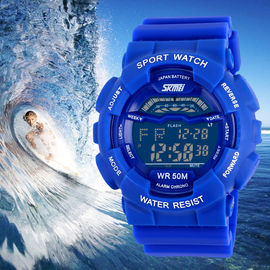 Orologio di Digital multifunzionale dell'esposizione LCD con la custodia in plastica dell'ABS