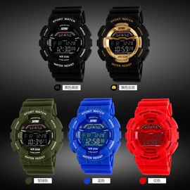 Orologio di Digital multifunzionale dell'esposizione LCD con la custodia in plastica dell'ABS