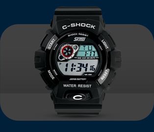 5 orologi resistenti di acqua dell'orologio di Digital di BANCOMAT e LCD multifunzionali