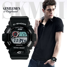 5 orologi resistenti di acqua dell'orologio di Digital di BANCOMAT e LCD multifunzionali