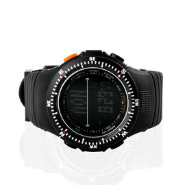 Orologio di Digital multifunzionale LCD nero con la luce della parte posteriore di EL