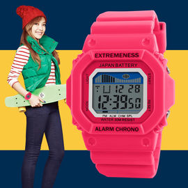 Orologio di Digital multifunzionale di sport unisex variopinti con l'allarme