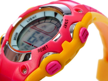 Orologio di Digital multifunzionale dei bambini con la piccola custodia in plastica, facile colta
