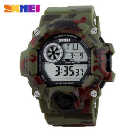 Progettazione nazionale multifunzionale militare di Camo dell'orologio di Digital con forte luce