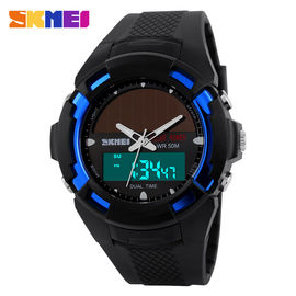 Rifornimento multifunzionale di energia solare dell'orologio di Digital di scossa originale unisex