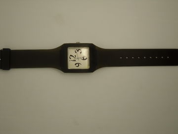 Orologio alla moda del silicone di semplicità