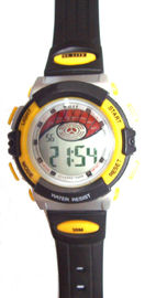 Orologio orario infiammante multifunzionale del carillon della luce dell'orologio di Digital della cinghia nera dell'unità di elaborazione LED