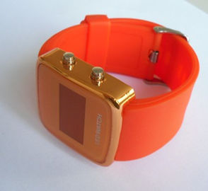 Orologi variopinti durevoli del braccialetto dell'orologio/silicone di polsino del silicone