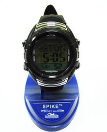 Orologio di Digital rotondo di sport del messaggio unisex multifunzionale con tempo del mondo