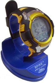 Orologio di Digital rotondo di sport del messaggio unisex multifunzionale con tempo del mondo