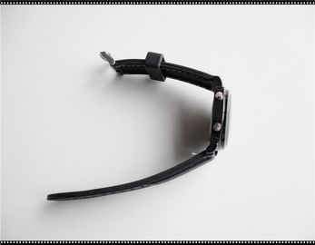 Orologio principale silicone nero personale con la cinghia molle del silicone