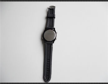 Orologio principale silicone nero personale con la cinghia molle del silicone